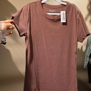 Old Navy Mauve Short Sleeve Tee